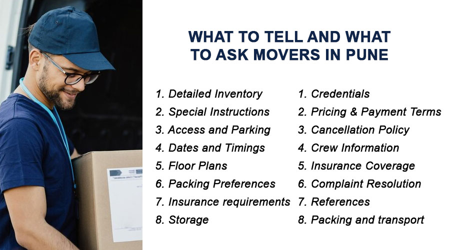 What to ask what to tell movers